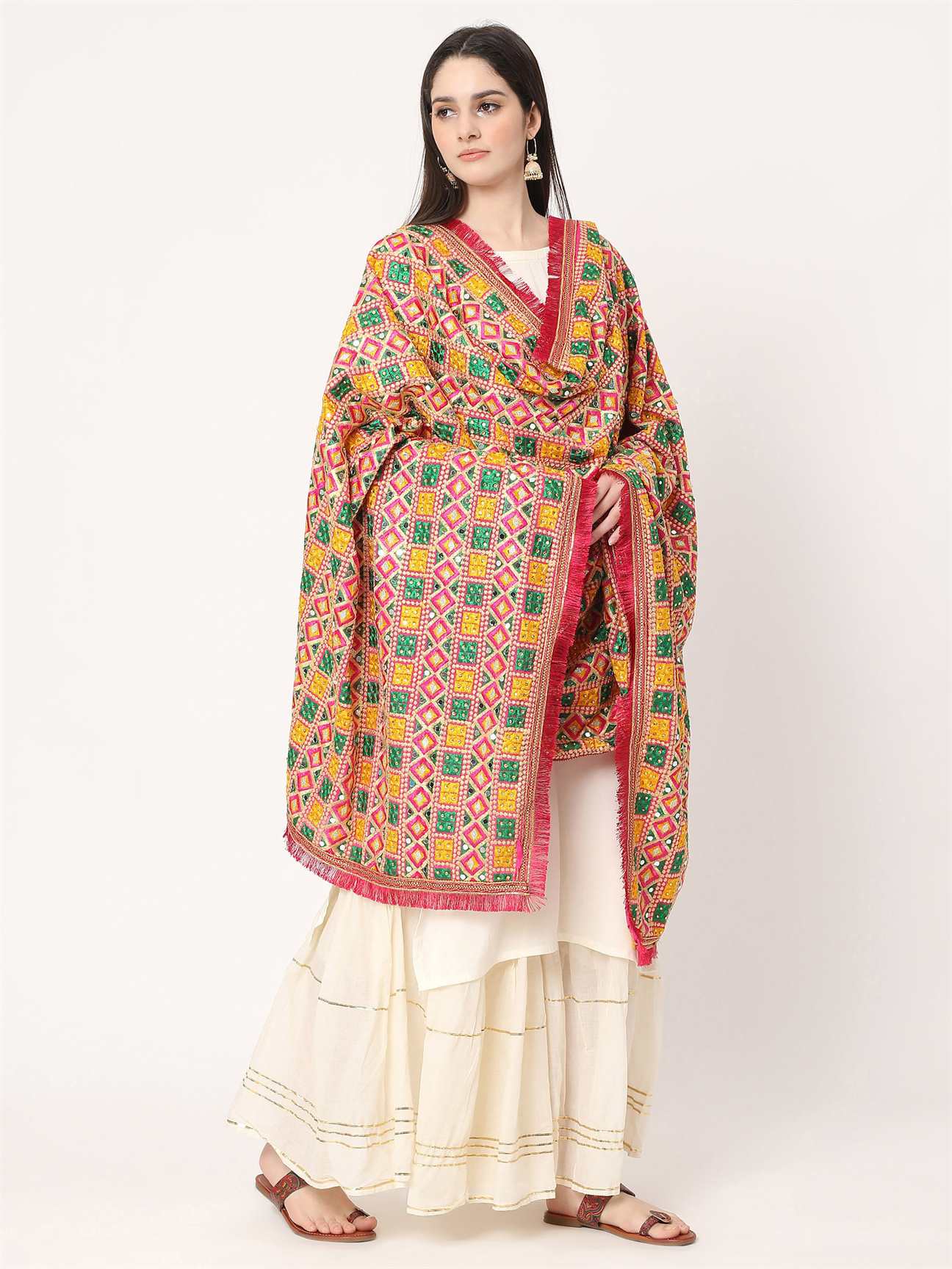 mullticolour-embroidery-phulkari-dupatta-with-mirror-and-pearls-MCRCPD0205