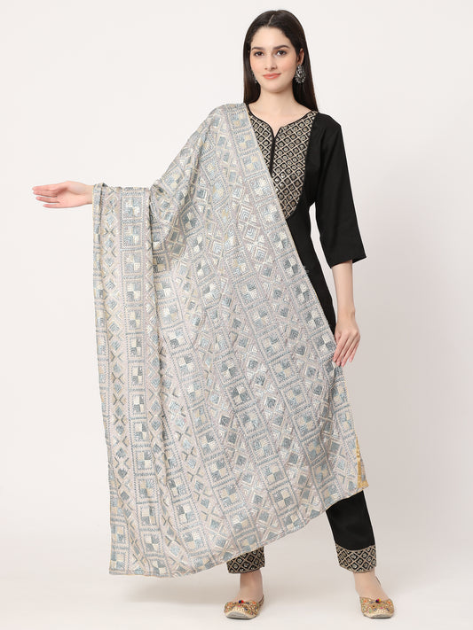 grey-and-off-white-embroidery-phulkari-dupatta-MCRCPD0208