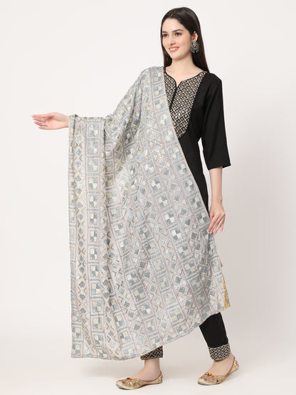 grey-and-off-white-embroidery-phulkari-dupatta-MCRCPD0208
