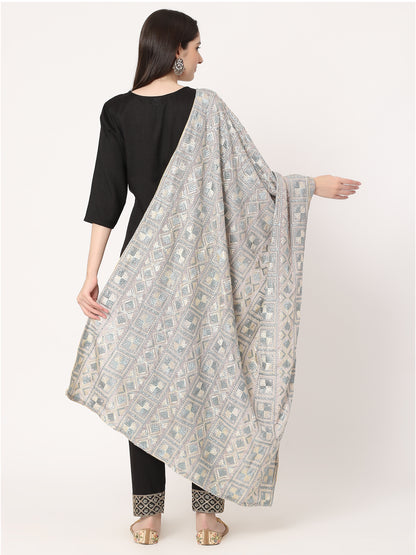 grey-and-off-white-embroidery-phulkari-dupatta-MCRCPD0208