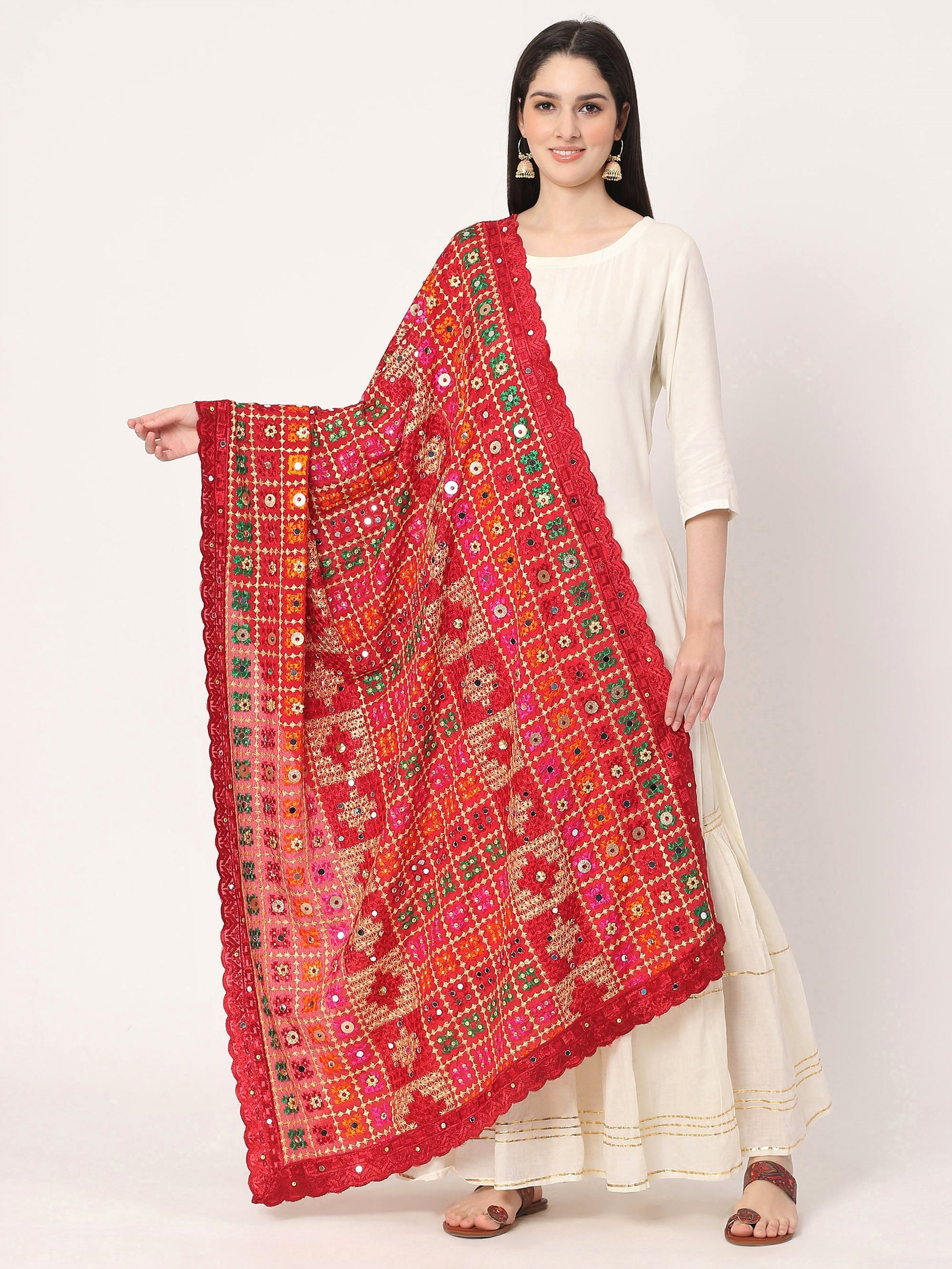 maroon-multicolour-embroidery-phulkari-dupatta-with-pearls-MCRCPD0212C