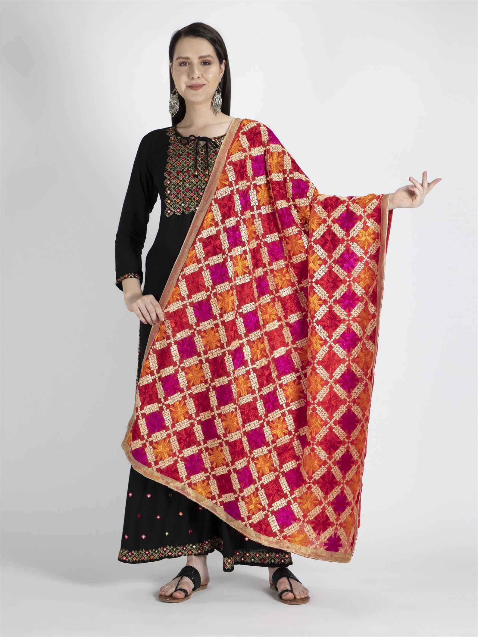 multicolour-phulkari-with-gold-lace-mcrcpd4043-1