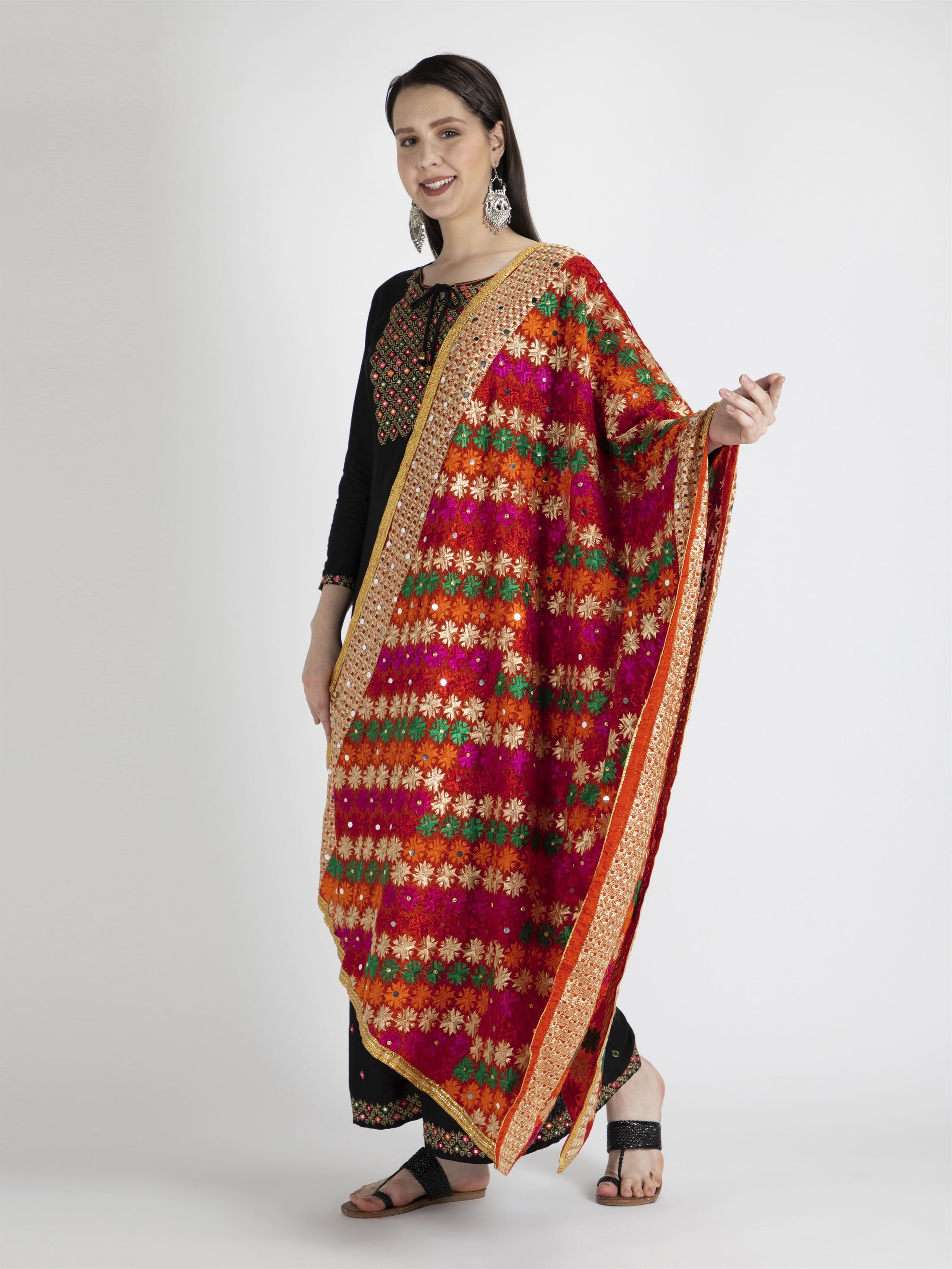 multicolour-phulkari-with-gold-lace-and-mirror-work-mcrcpd4045-2