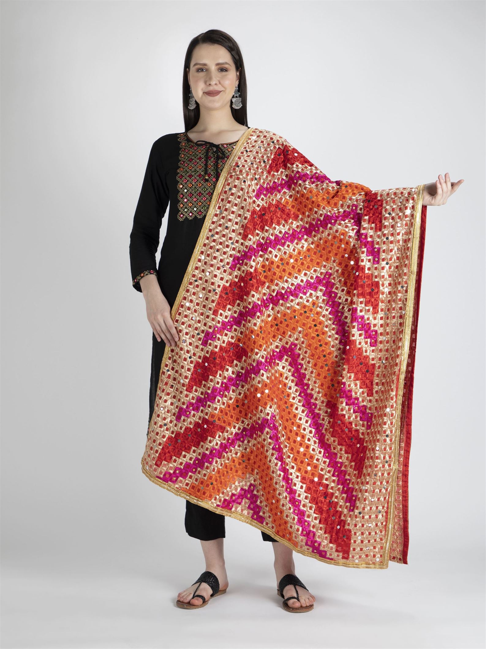 multicolour-phulkari-dupatta-with-mirror-work-mcrcpd4052-1