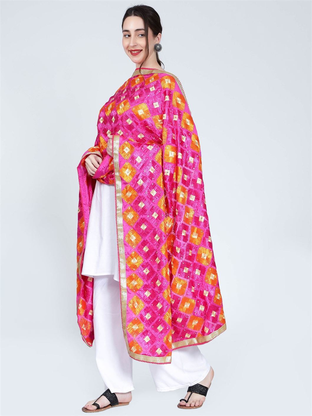 multicolour-phulkari-dupatta-magenta-and-orange-mcrcpd4077-4