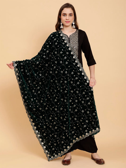 green-embellished-velvet-dupatta-MCRCVD7197