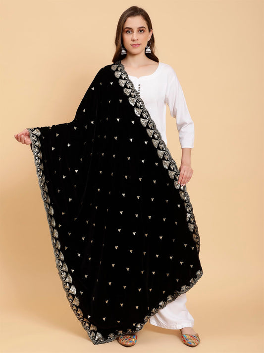 black-embellished-velvet-dupatta-MCRCVD7241