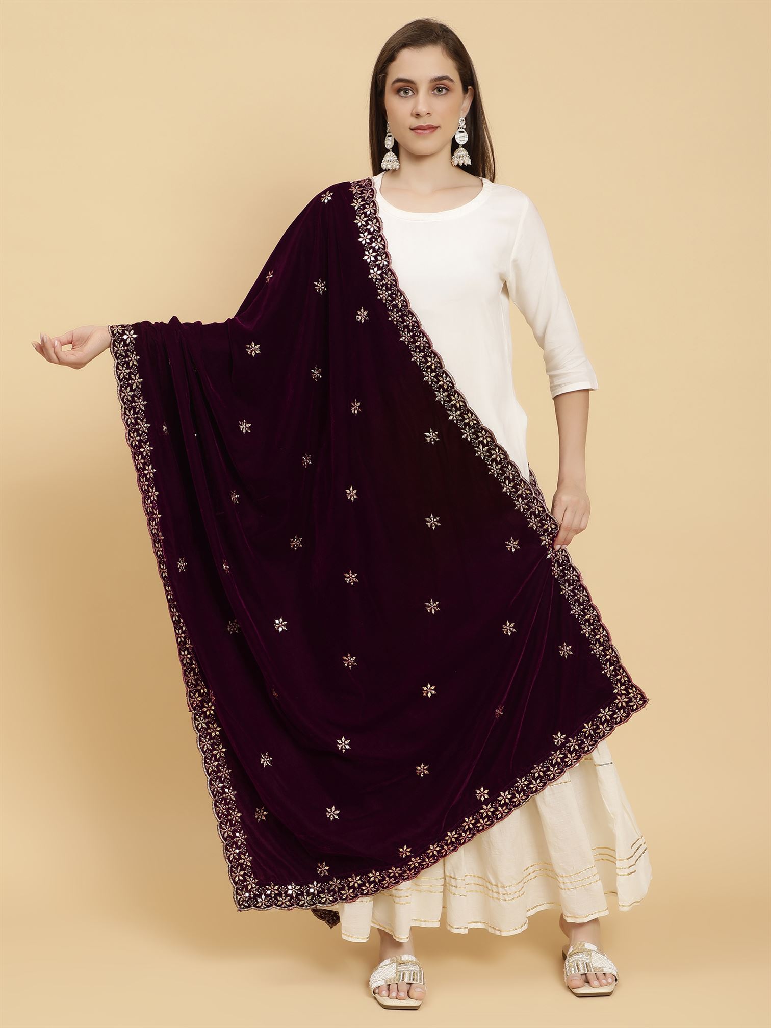 burgundy-embellished-velvet-dupatta-MCRCVD7282