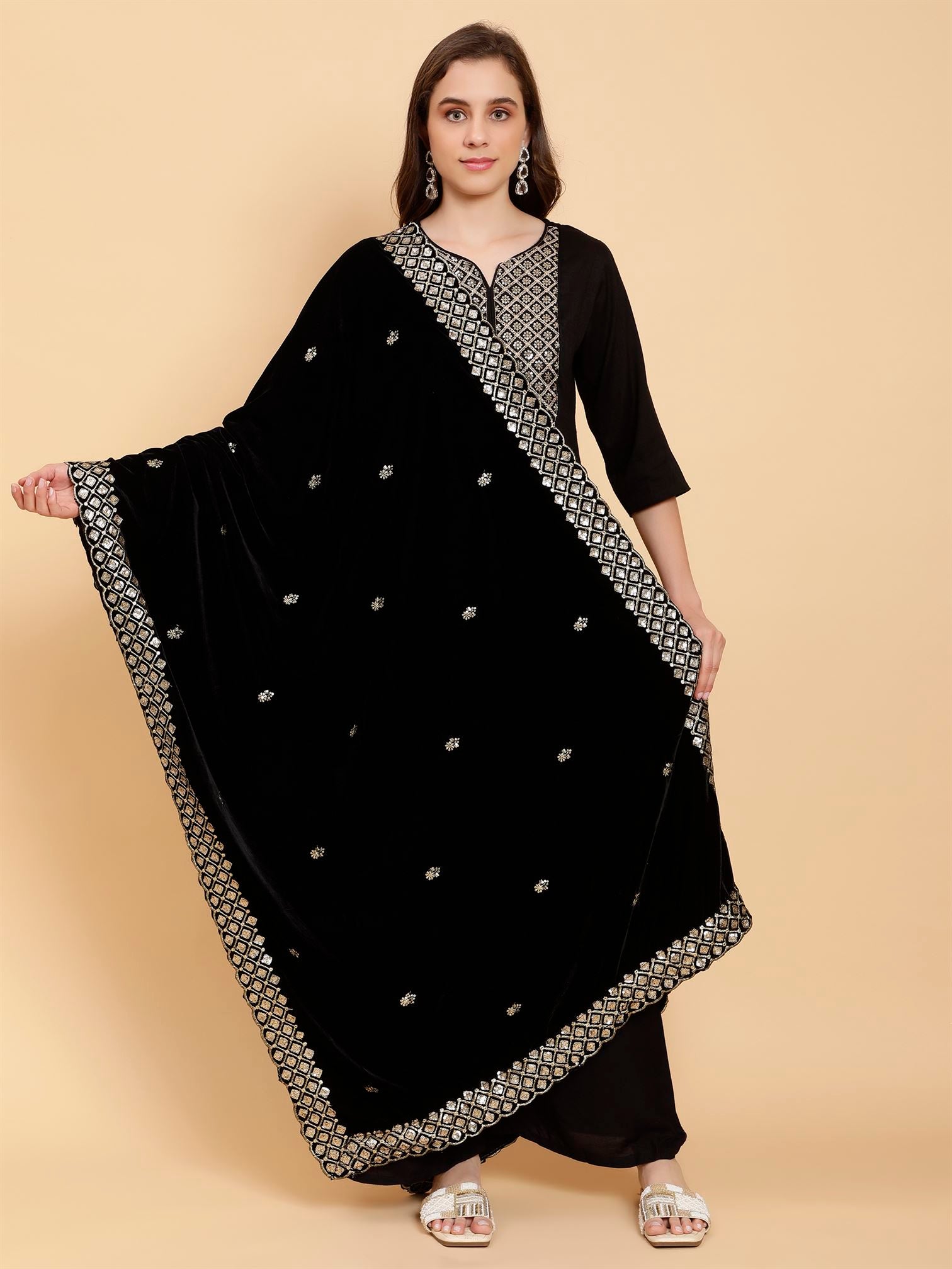 black-embellished-velvet-dupatta-MCRCVD7301