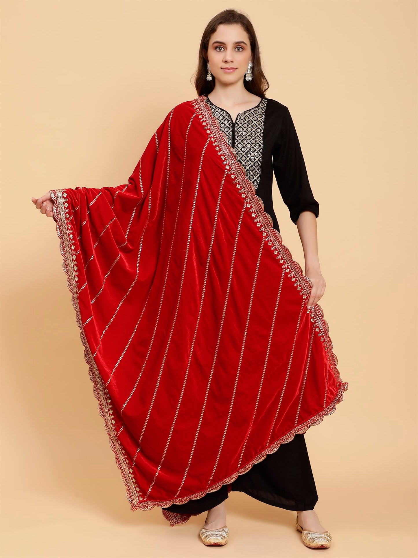 red-embellished-velvet-dupatta-MCRCVD7333