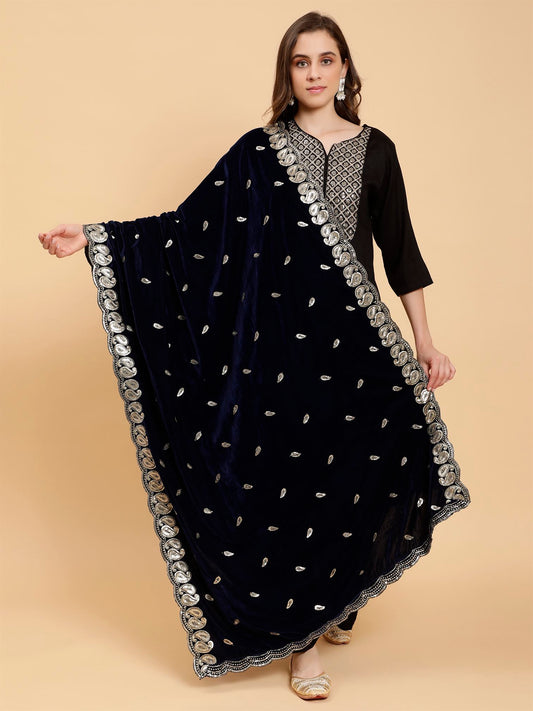 navy-blue-embellished-velvet-dupatta-MCRCVD7346