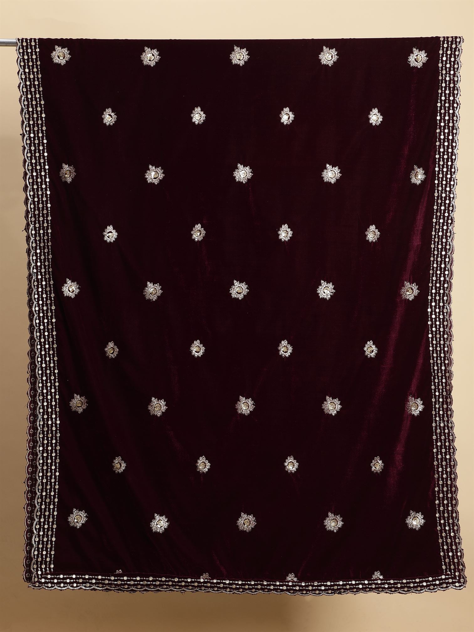 burgundy-sunflower-design-velvet-dupatta-mcrcvd7422-moda-chales-7